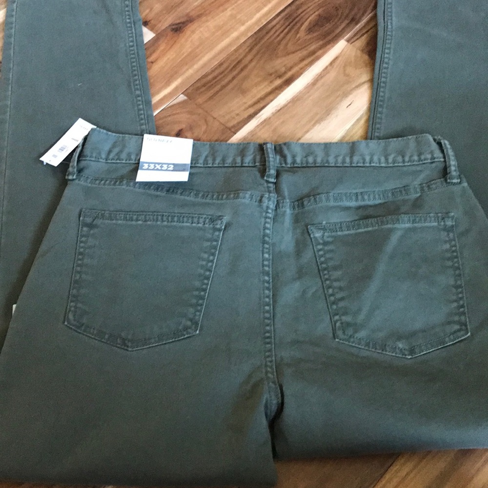 Mens olive jeans - Picture 3 of 4